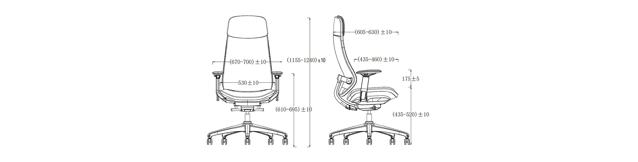 CH-563 | Adaptive Backrest Design Constant Support, Maximum Comfort ...
