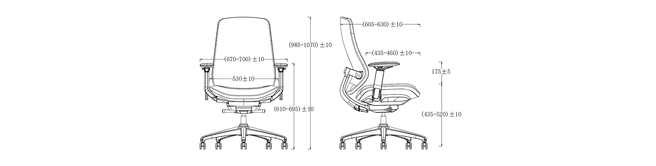 CH-563 | Adaptive Backrest Design Constant Support, Maximum Comfort ...